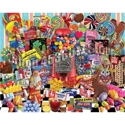 Diamond Painting Christmas Candy For All Seasons DIY Diamond Embroidery Full Square Drill Food & Drink Of Rhinestone Decor Gift