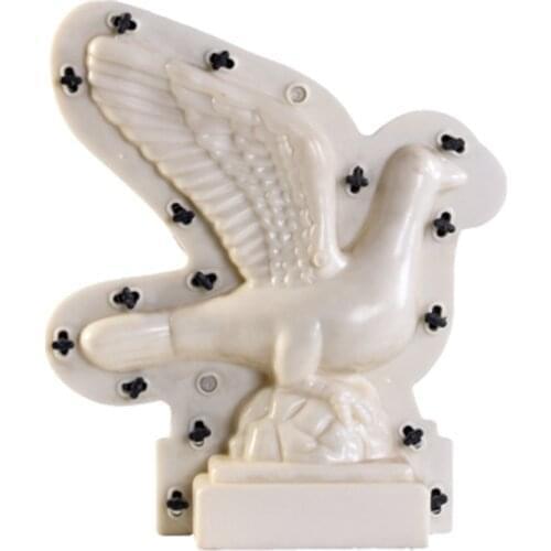 ABS plastic Decorative Animal Sculpture Concrete Bird spreads the wings Statue Moulds