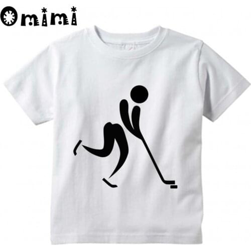 Children Evolution Of Ice Design Tops Boys/Girls Casual T Shirt Kids Cool White T-Shirt
