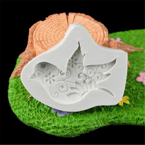 HOT dove of peace shape resin molds fondant mold,silicone cake mold, fondant cake decorating tools