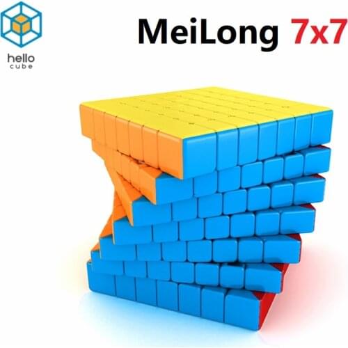 HelloCube MofangJiaoshi MoYu MF7 Magic Cube Meilong 7x7x7 Cube Magic 7x7 Speed Puzzle Cubo Educational Toys Kid Game