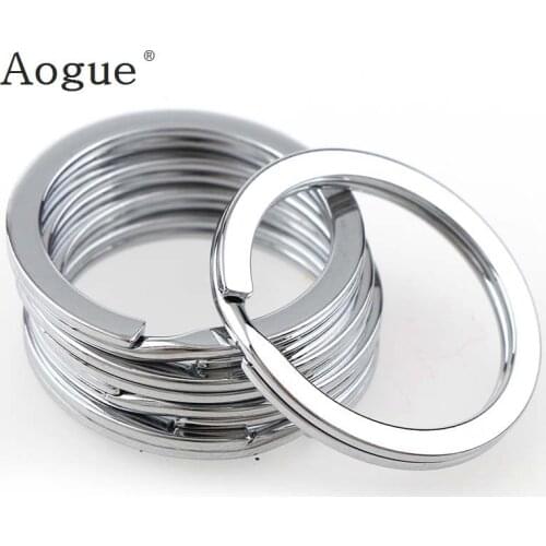 12pcs/lot 28mm Keyring Split Ring Stainless Steel Colo Good Quality Key Ring For Keychain Making Sleutelhanger Diy Accessories