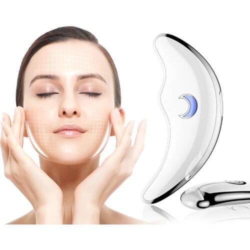 Face Guasha Massage Microcurrent Massager Face Lifting Device Anti-aging Skin Rejuvenation Machine Electirc Scraping Body Tools