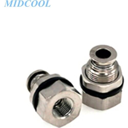 Metal One-Touch Fitting BPMF Series BPMF401 BPMF601/02 BPMF801/02 BPMF1002/03 BPMF1203/04 Metal Bulkhead Female Connector