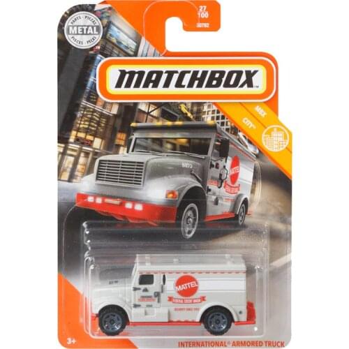 2020 Matchbox Cars INTERNATIONAL ARMORED TRUCK 1/64 Metal Diecast Collection Alloy Model Car Toys