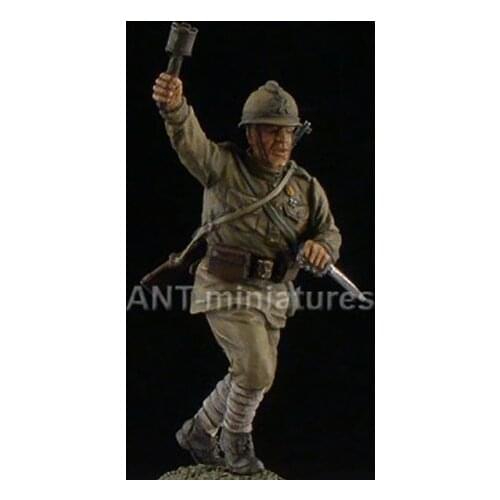 1/35 Russian grenadier Resin kit soldiers GK Military subject matter of WWII Scene combination Uncoated No colour