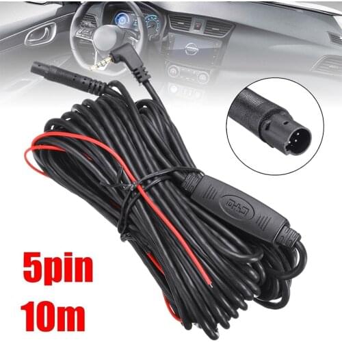 New Arrival 1pc 10m/32.8ft Car DVR Backup Rear View Camera 2.5mm Extension Cable 5 Pins for Car Electrical Parts