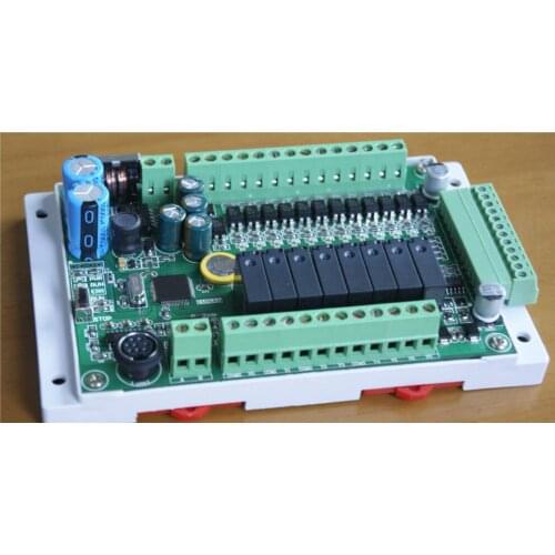 FX1S 20MR/MT 4AD2DA Module board Clock Modbus 24VDC for Mitsubishi PLC