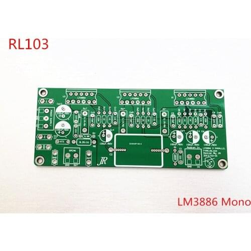 PCB board only three parallel lm3886 3 parallel amplifier mono amplifier board lm3886 amplifier