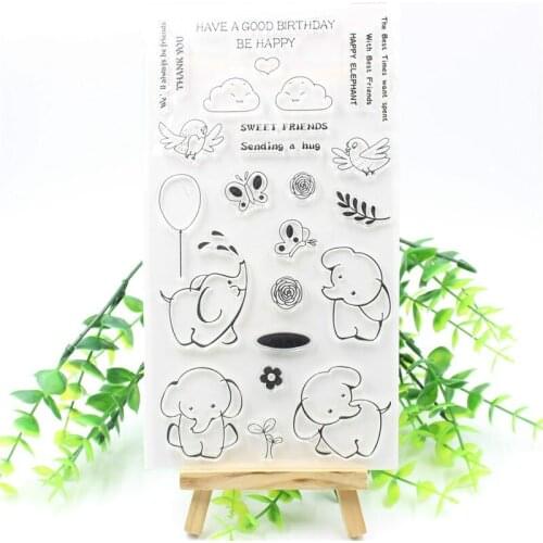 Sweet Friends Transparent Clear Silicone Stamps for DIY Scrapbooking/Card Making/Kids Christmas Fun Decoration Supplies 267