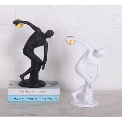 Modern Minimalist Figure Sculpture Resin Decorations Light Luxury Soft Decoration Home Decor Crafts