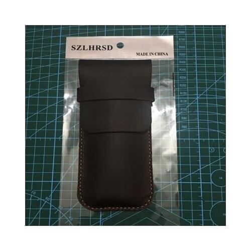 SZLHRSD Handmade for Maze Alpha X Genuine Leather Phone Bag Cover for Maze Blade Comet Flip Phone Case Crazy Horse Skin