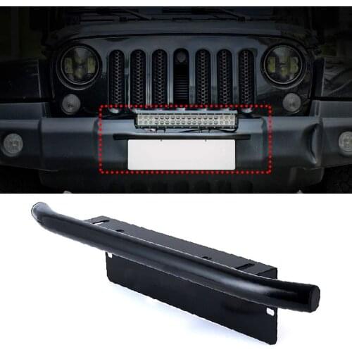 Wooeight Universal Car-styling Auto Bull Bar Light Mounting Bracket Car License Working Light Fog Lamp Number Plate Frame Holder