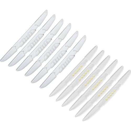 4/6Pcs Auto Car Anti-Collision Strip Car Door Guard Protector Door Edge Trim Guards Styling Moulding Anti-Scratch Rubber Strip