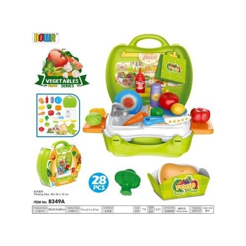 5 styles Pretend Play Plastic Food Toy Cutting Fruit Vegetable Food Pretend Play Children toys Education Toy Gift for Kid