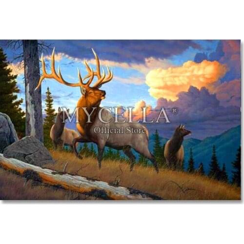 5D,animal,Diamond Embroidery,DIY,deers,Diamond Painting,3D,Cross Stitch,Cartoon,Full,square,Diamond Mosaic,Home Decor