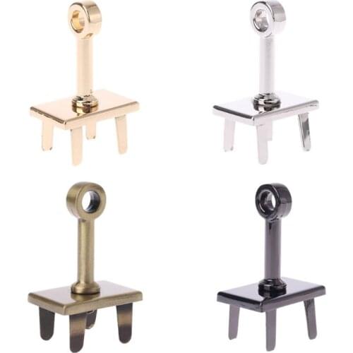 DIY Hardware Leather Handbags Pole Twist Lock Plate Base Decoration Accessories