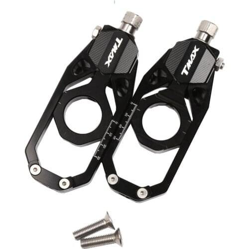 Motorcycle Tensioners Rear Axle Spindle Chain Adjuster Blocks For YAMAHA TMAX530 TMAX 530 2012 2013 2014 2015 2016