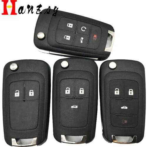 2 3 4 5 Buttons Flip Folding Key Case For Chevrolet cruze 2010 2009 2014 Aveo Epica Impala Camaro Car Remote Key Cover shell Fob