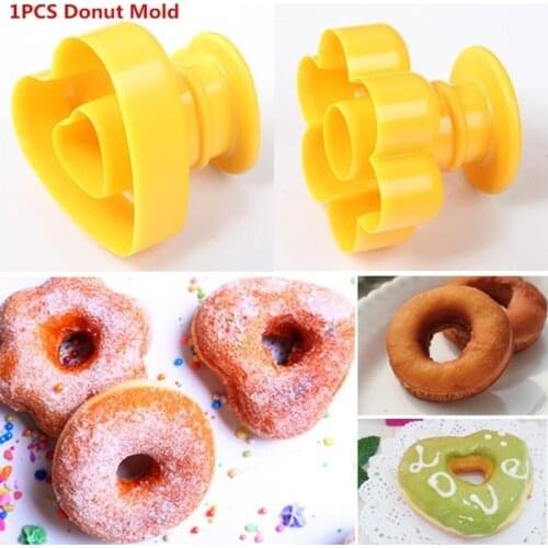 DIY Plastic Doughnut Cake Maker Mold Homes Party Donut Desserts Cutter Mould