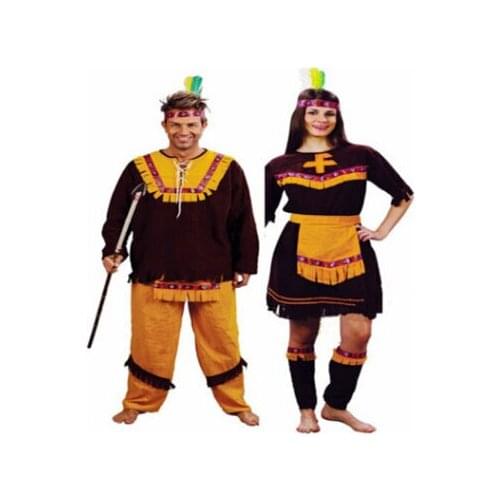 Indian Women Pocahontas Adult Fancy Dress Halloween Cosplay Costume Aboriginals Cosplay Costume