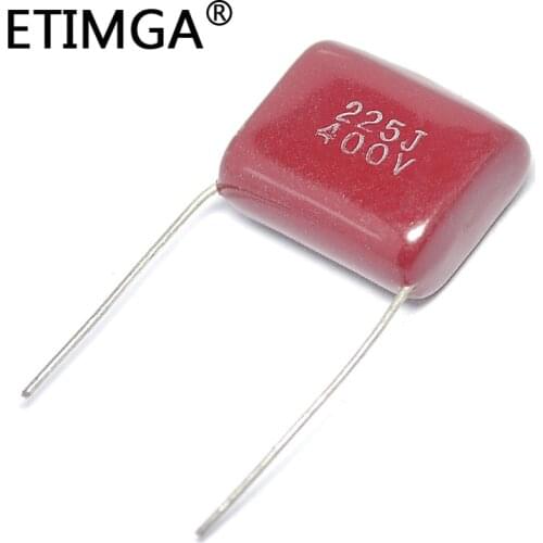 2PCS/LOT CBB Capacitor 400V 225J 2.2uF 400V/225 Polypropylene Film Capacitor