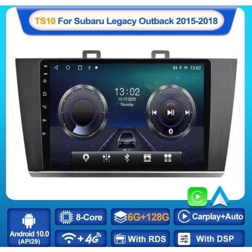 MEKEDE Android 10 Car Multimedia Radio Stereo For Subaru Outback Legacy 2015 2016 2017 2018 GPS Navigation Head Unit DVD Player