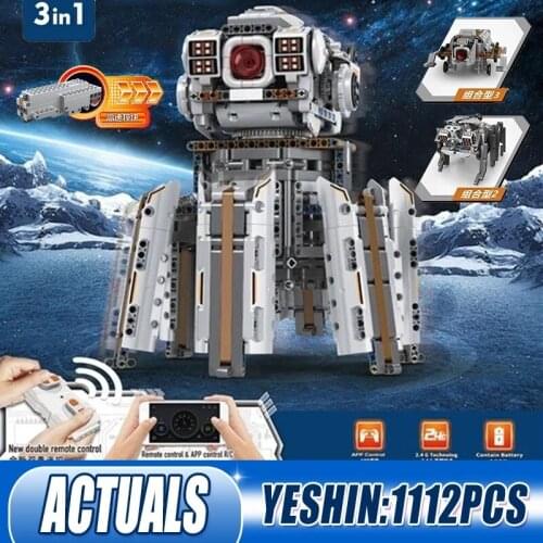 MOULD KING 3 In 1 The APP RC Motorized Uranus Heka Model Building Blocks Assembly Bricks Star Plan Toys Set Kids Birthday Gift