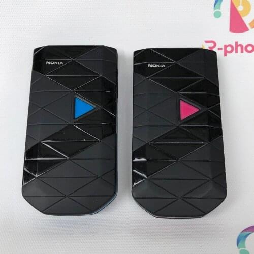 Original NOKIA 7070 2G GSM Unlocked Mobile Phone Flip 1.8" Triband Refurbished Cellphone