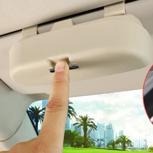 New car sun visor glasses case for Peugeot 206 207 208 301 307 308 407 2008 3008 4008