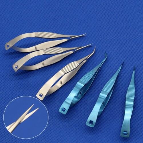 Titanium alloy Ophthalmic microsurgery Stainless steel scissors animal experiment 8.5cm Venus scissors surgical tools