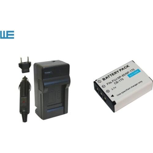 NP-85, NP85 NP-170 NP170 Battery and Charger for Fujifilm Fuji FinePix SL240 SL260 SL280 SL300 SL305 SL1000 S1