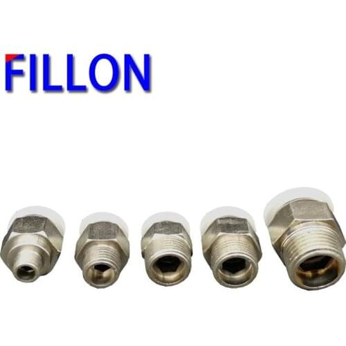 Pneumatic Air Connector Fitting PC4-M5 PC4mm 6mm 8mm Thread 1/8" 1/4 3/8 1/2" BSP Female Straight Hose Fittings Connectors