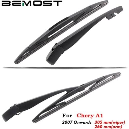BEMOST Auto Car Rear Windshield Windscreen Wiper Arm Blades Brushes Soft Rubber For Chery A1 305MM 2007 Onwards Accessories