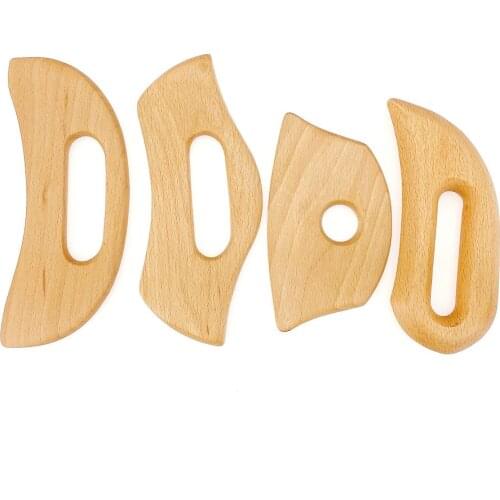 1Pcs Natural Wooden Guasha Massage Scraper Pressure Therapy Acupoint Massager Facial Body Health Care Handle Massage Tool