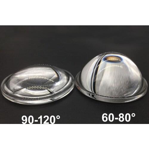 LED 44mm Lens Light Reflector Collimator Wide Angle for 10w 20W 30W 50W 100W