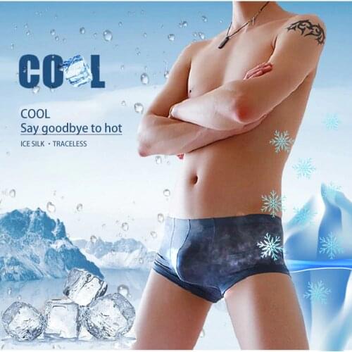 Mens Silk Briefs Visual Storm China