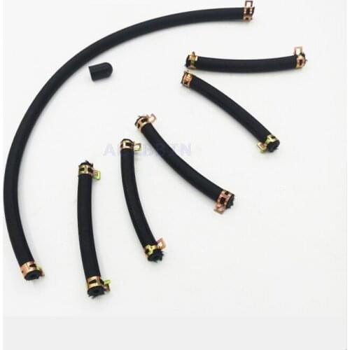 For KATO HD 820/6D34 KOBELCO SK200/230-6E excavator injector return pipe Engine tubing excavator accessories
