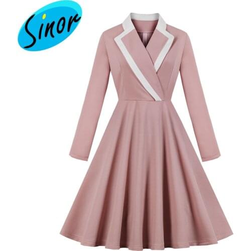 2019 womens pink flower dress 2029 party dress