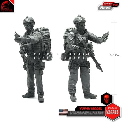 1/35 Resin figure Soldier Model kits self-assembledUsk-05