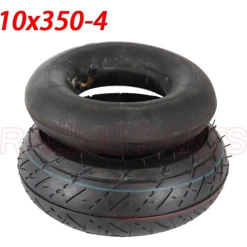 10x3.50-4 Inner Outer Tyre 10x350-4 Pneumatic Wheel Tire for Electric Scooter, Trolley, Tiger Cart Accessories