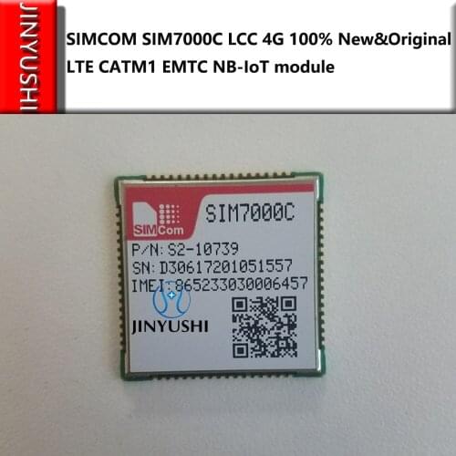 2PCS/LOT SIMCOM SIM7000C LCC 4G 100% New&Original LTE CATM1 EMTC NB-IoT module in the stock Free shipping