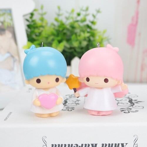 2pcs/pack Big Size Baby Angel Resin Charms Pendant Earring Keychain DIY Fashion Jewelry Accessories