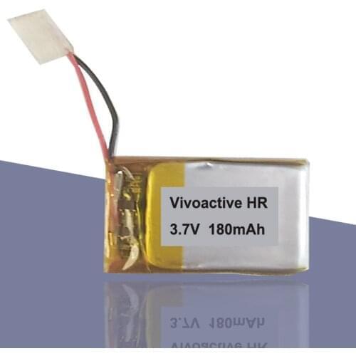 Full new 180mAh 3.7V Rechargeable vivo active Battery For Garmin Vivoactive HR Smart Watch Batterie Accumulator AKKU