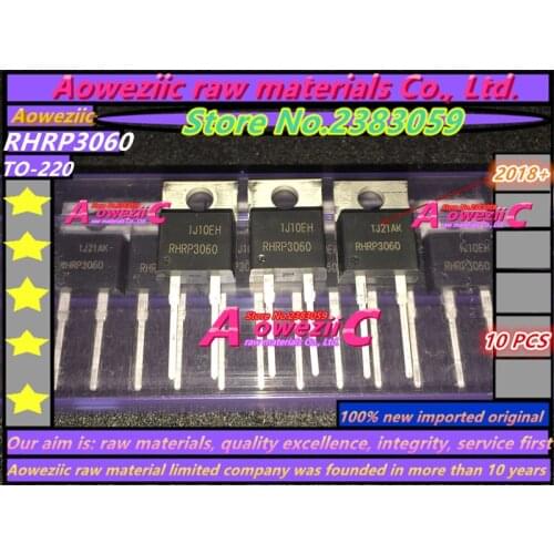 Aoweziic 2018+ 100% new imported original RHRP3060 RHR3060 TO-220 fast recovery rectifier diode 30A 600V