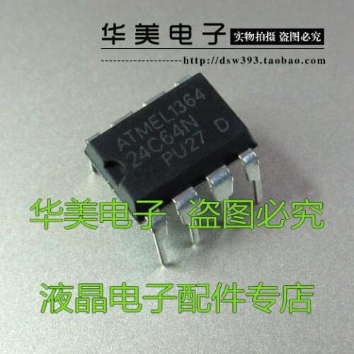 AT24C64 AT24C64A 100% brand new memory type in-line package DIP-8