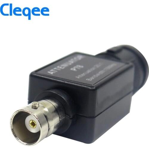 Cleqee P78 20:1 Signal Attenuator 10MHz Bandwidth Oscilloscope Accessories BNC Adapter Oscilloscopio HT201 Upgrade Version