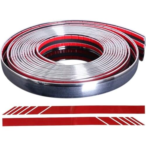 Car Styling Moulding Strip Trim Self Adhesive Crash Protector Van with Mirror Stripe Decal Sticker for Mercedes Benz