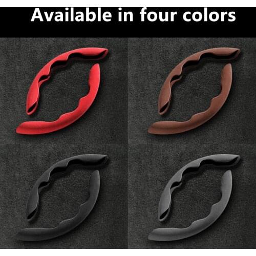 2X Car Sticker Steering Wheel Suede Non-Slip Cover Tools For BMW 1 3 5 6 7 Z Series X1 X2 X3 X5 X6 X7 GT E46 E60 E90 F10 F01 E65