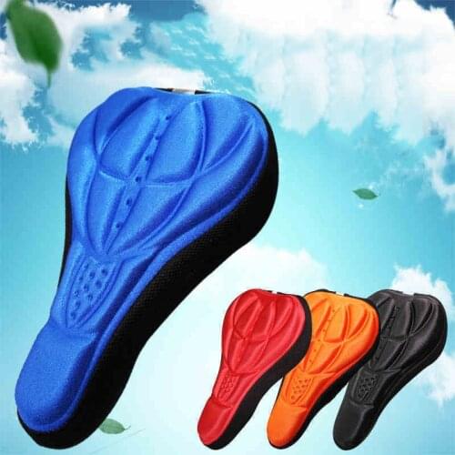 Bicycle Bike Saddle Cover Soft Cycling Seat Cover MTB Mountain Bike Seat Mat Sponge Polymer Cushion Memory Foam Bike Accessories